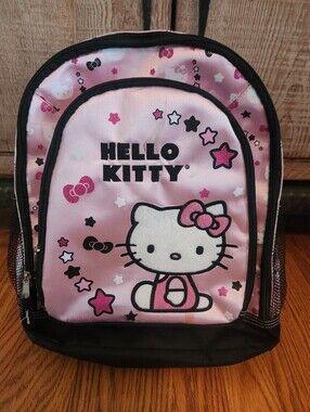 Hello Kitty Backpack By Sanrio With Side Pockets Full Size